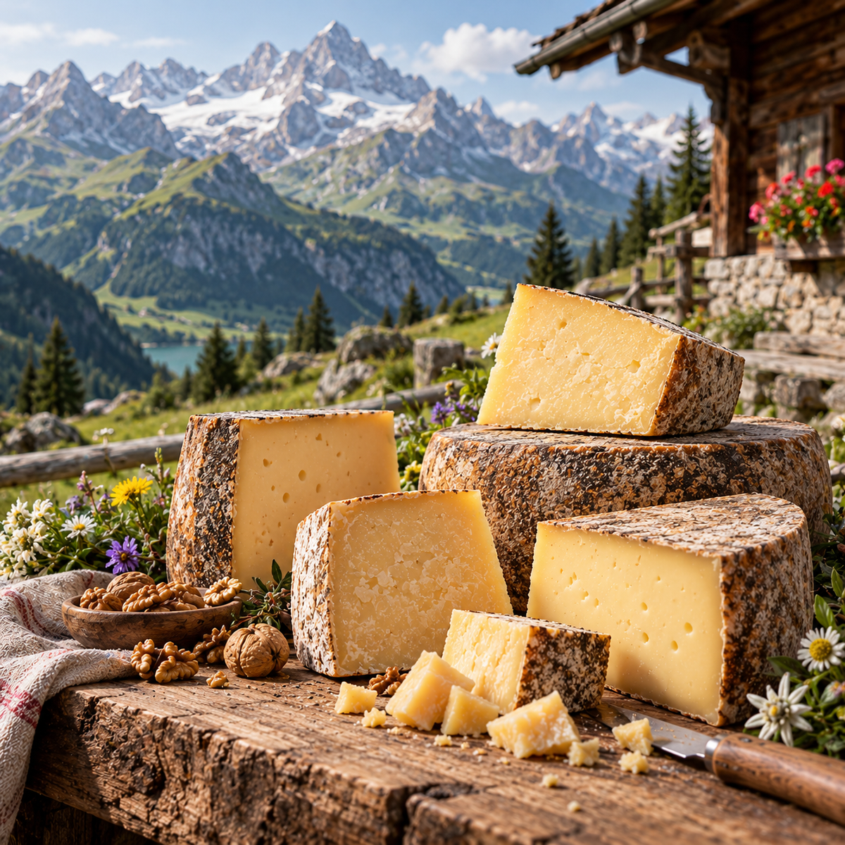 Berg- und Alpkäse